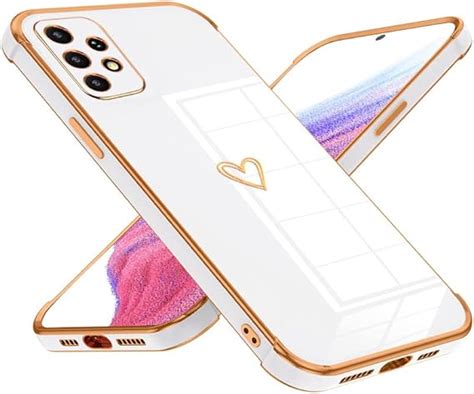 Keteen Coque Compatible Avec Samsung Galaxy A53 5g Étui Motif Coeur D