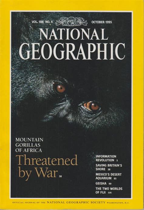 National Geographic October National Geographic Back Issues