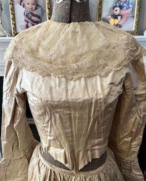 Victorian Silk Wedding Ensemble Gem