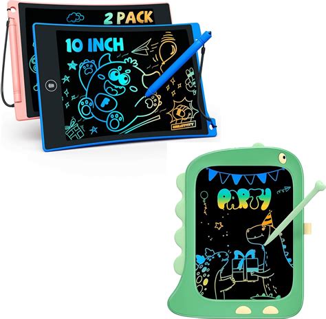 Amazon Tekfun Pcs Inch Inch Doodle Board Dinosaur Lcd