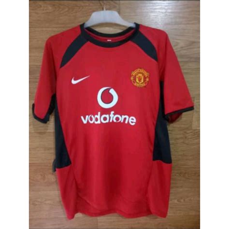 Jual Jersey Kaos Baju Bola Mu Manchester United Home Retro Classic