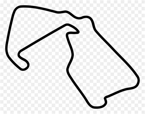 Silverstone Circuit Fia Formula One World Championship Race - Race Track Clipart - FlyClipart