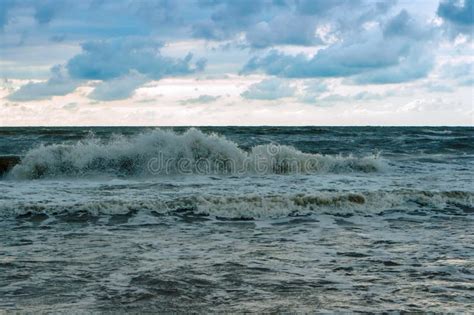 Sea Storm, Sea Waves, Baltic Sea Stock Image - Image of environment ...