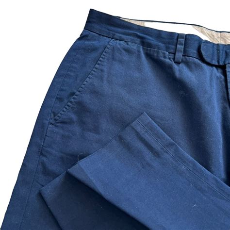 J Crew Bowery Navy Cotton Slim Chino Pants X Gem