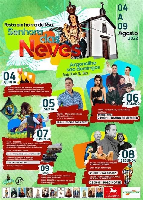 Festa Em Honra De N Senhora Das Neves