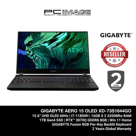 Gigabyte Aero 15 Oled Xd 73s1644go Gaming Laptop I7 11800h16gb1tb