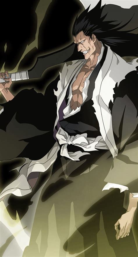 Pin De Hendra Em Bleach Zaraki Kenpachi Mangá Bleach Personagens De