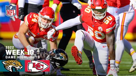 Jacksonville Jaguars Vs Kansas City Chiefs 2022 Week 10 Game