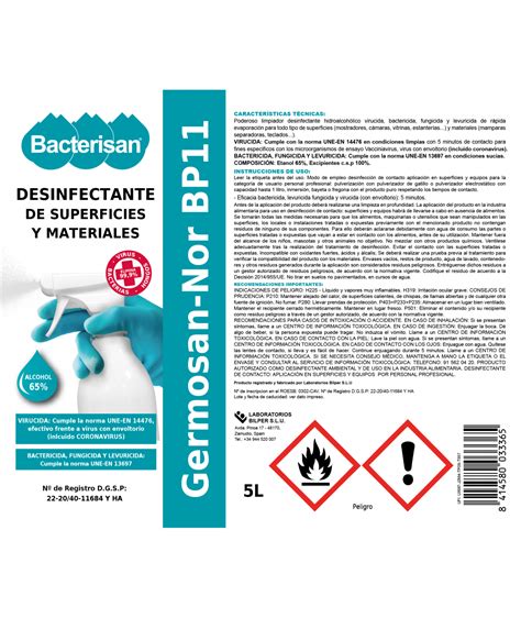 Germosan Nor Bp Limpiador Desinfectante Bacterisan