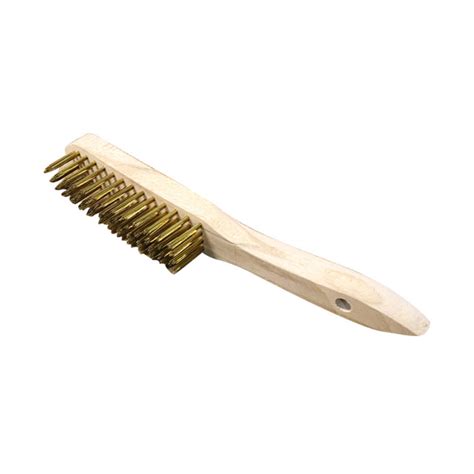 Brosse métallique manche en Bois PRO 4 rangs Sanifer