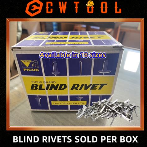 PER BOX Brand Rivets Brand New Aluminum High Quality Blind Rivets Low