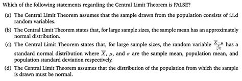 Solved Which Of The Following Statements Regarding The Chegg