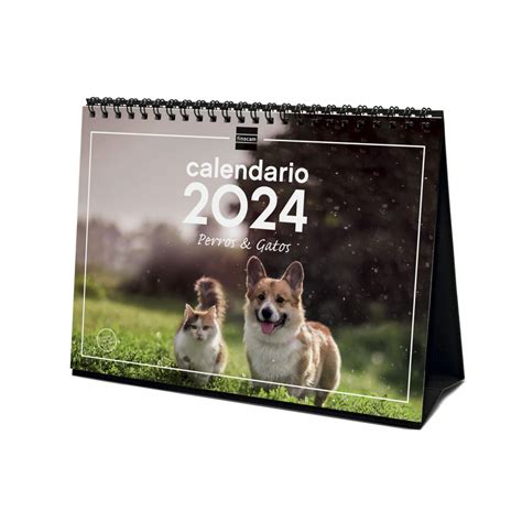 Calendario Sobremesa Finocam Perros Y Gatos