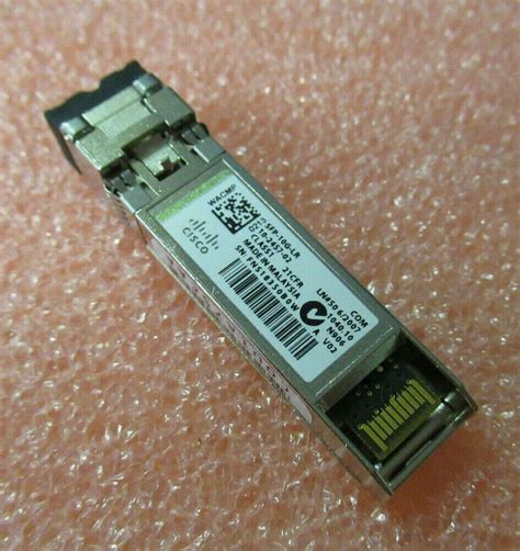 Cisco Sfp 10g Lr 10gb Single Mode Fibre 10km 1310nm Sfp Transceiver 10 2457 02