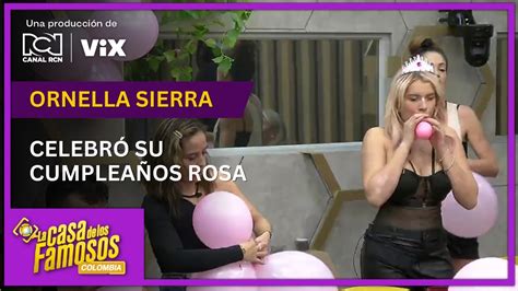 Un Cumplea Os Muy Rosado Para Ornella Sierra En La Casa De Los Famosos