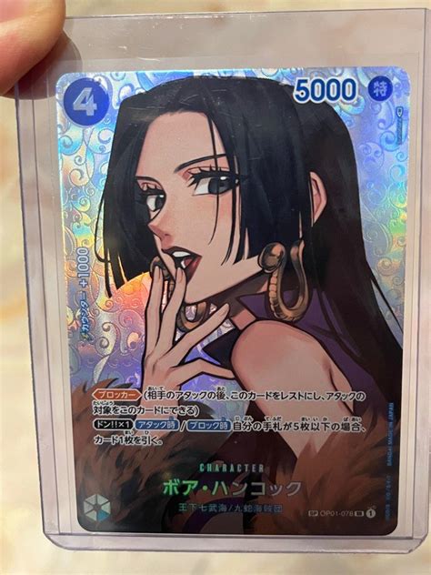 One Piece Op Boa Hancock Sp Special Leader Parallel Aa Alternate Card