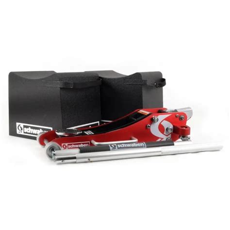 Schwaben Low Profile 2 Ton Aluminum Floor Jack With 12 Wheel Stands