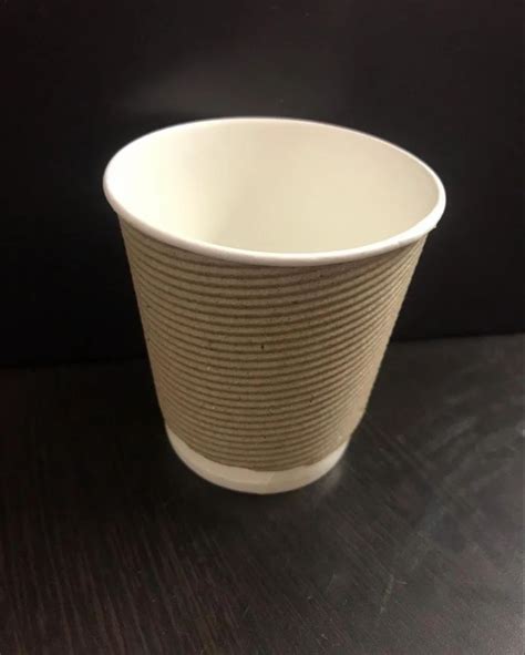 Brown 250 Ml Ripple Paper Cup At Rs 1 9 Piece In Faridabad ID