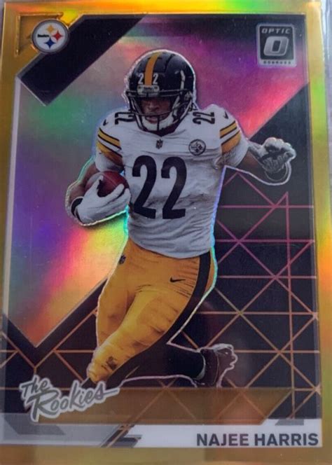 Najee Harris 2021 Optic TR 11 The Rookies Gold 10 Price Guide