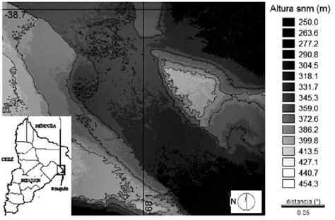 Ubicaci N Y Altura Sobre El Nivel Del Mar Snm Del Rea En Estudio