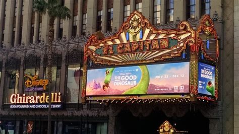 Toy Story And The Good Dinosaur At The El Capitan Theatre