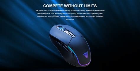 Gamdias Hades M Wired Wireless Gaming Mouse Advanced Gaming Optical