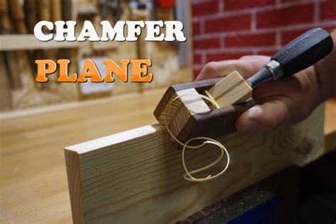 Wooden Chamfer Plane By Mikhandmaker Woodworking