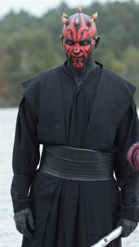 Darth Maul From The Sith’s Apprentice Fan Made Movie Darth Maul Costume Sith Costume Cosplay