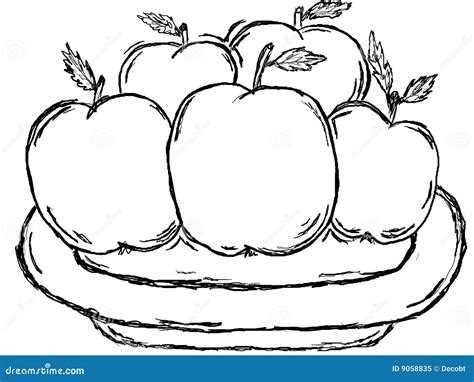 Manzanas stock de ilustración Ilustración de delicioso 9058835