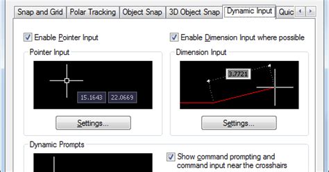 Best Of Civil Engineers Drafting Settings In Autocad Dynamic Input