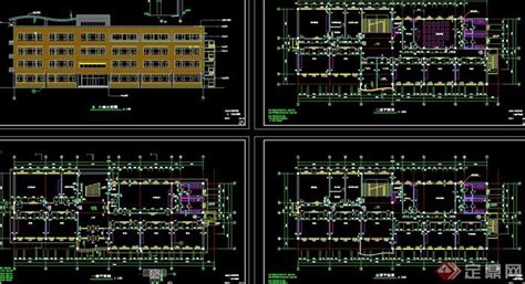 某小学教育建筑cad全套建施图