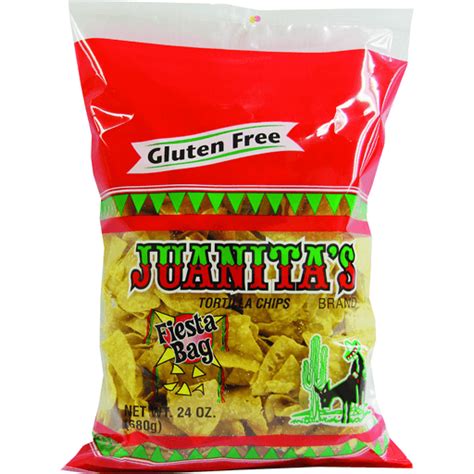 Juanitas Tortilla Chip Gluten Free Fiesta Bag Chips Crisps