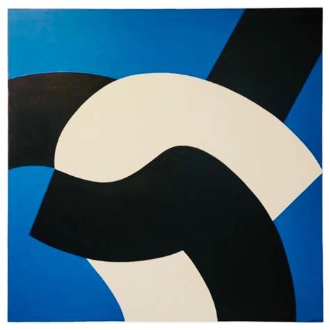 Massive 1970s Hard Edge Abstract Painting At 1stdibs