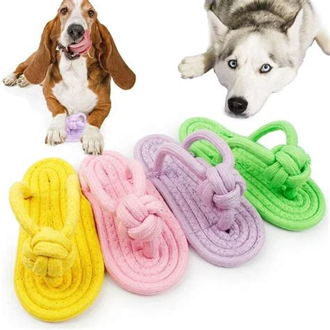 Juguete Para Masticar Perros Zapatilla De Algod N De Cuerda Para Perros