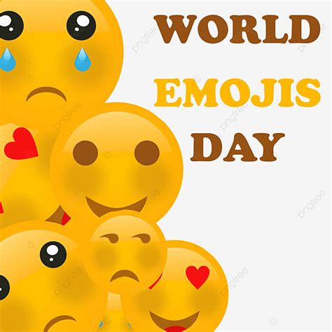 World Emoji Day Vector Art Png Vector World Emoji Day With Smile