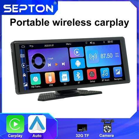 Septon Reproductor Multimedia Con Pantalla T Ctil Hd Para Coche Radio