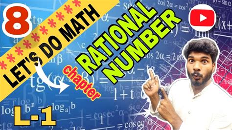 Rational Numbers Introduction With Concepts Class Maths Chapter