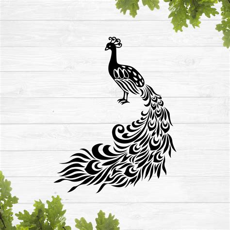 Peacock Svg Peacock Mandala Svg Bird Svg Cut Files Etsy