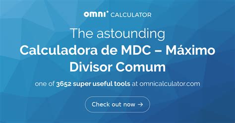 Calculadora De Mdc Online - Calculadora de MDC (Máximo Divisor Comum)