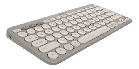 Teclado Logitech K380 Bluetooth Sem Fio Multi Device Bege Frete grátis