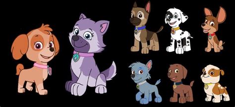 My Version Of The Paw Patrol By Shadowskytie On Deviantart Paw Patrol