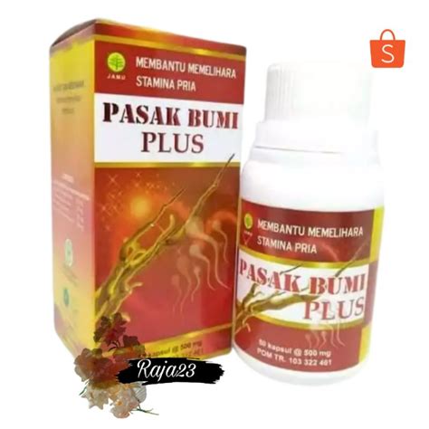 Jual Herbal Pasak Bumi Plus Isi 50 Kapsul Stamina Pria Dewasa