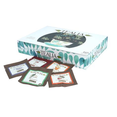 Tealia Gift pack of 60 sachets - Black Tea Collection