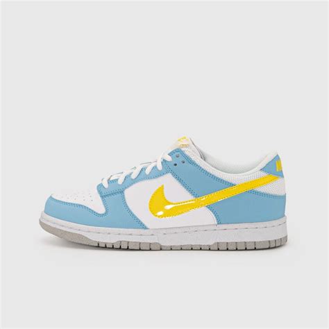 Nike Dunk Low Next Nature Homer Simpson Gs Azzurra Gialla E Bianca