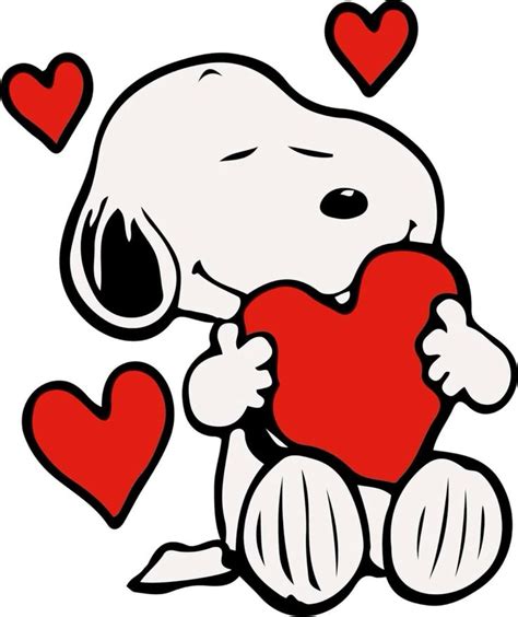 Snopie In 2024 Valentines Svg Snoopy Valentine Valentine Cartoon