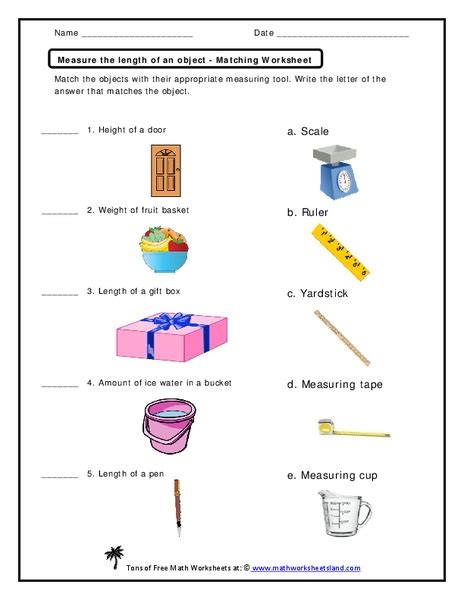 Measurement Tools Lesson Plans And Worksheets Lesson Planet