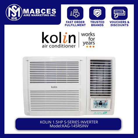 Kolin 1 5HP Window Type Inverter Aircon KAG 145RSINV Lazada PH