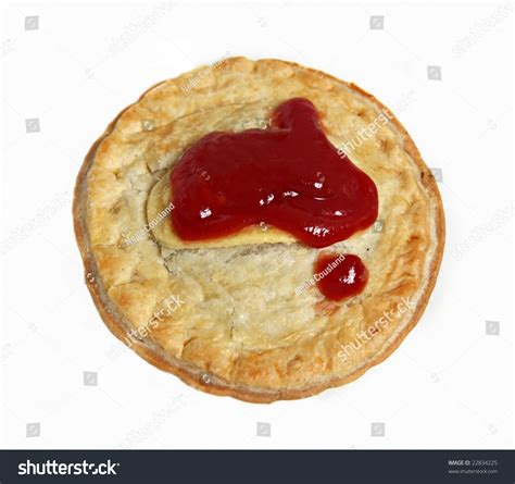 Australian Meat Pie Sauce Stock Photo 22834225 - Shutterstock