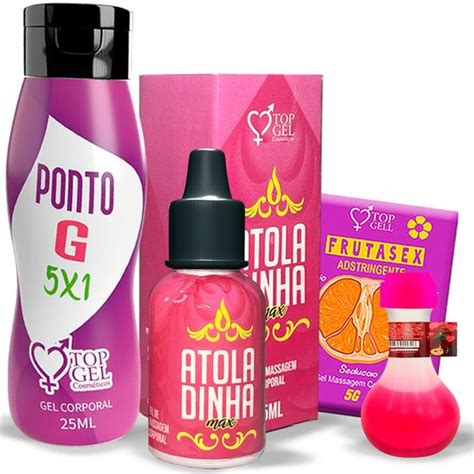 Kit Geis Sex Shop Lubrificantes Intimos Sexy Protudos Er Ticos Pgatap Top Gel Lubrificante
