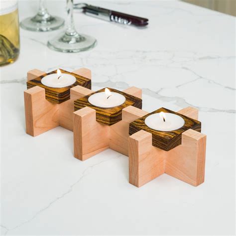 How To Make Wooden Tea Light Holders